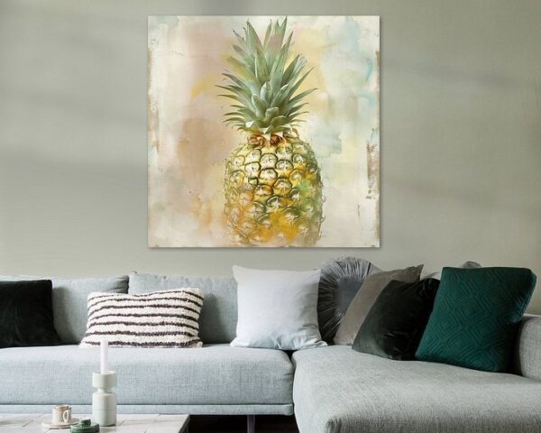 Aquarell Ananas