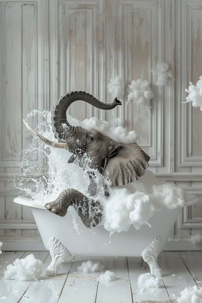 Elefant in der Badewanne