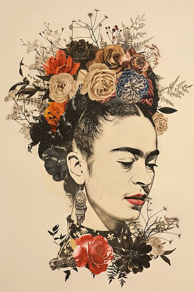 Frida Blumenportrait