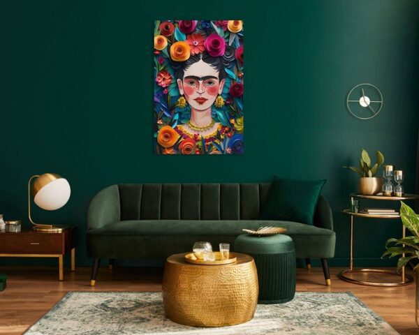 Frida – Exquisites 3D-Papierkunstwerk