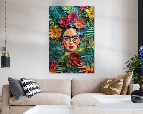 Frida – Exquisites 3D-Papierkunstwerk