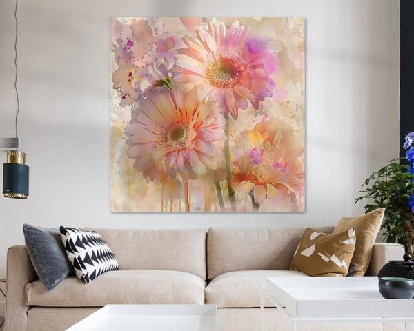 Gerbera Aquarellkunst