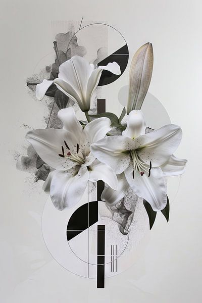 Lilien - Blumenkunstwerk