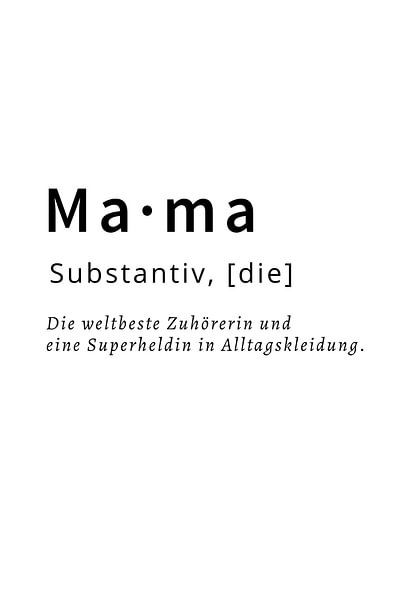 Mama Substantiv Muttertagsgeschenk