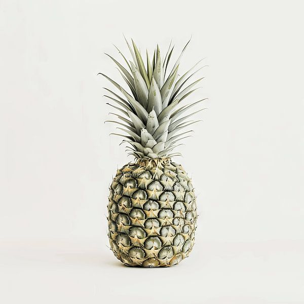 Minimalistische Ananas im modernen Design