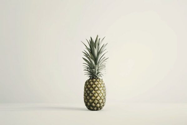 Minimalistische Ananas - Stilles Leben im modernen Design