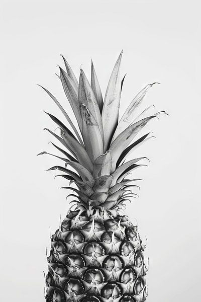 Schwarz Weiss Ananas: Natur im Fokus