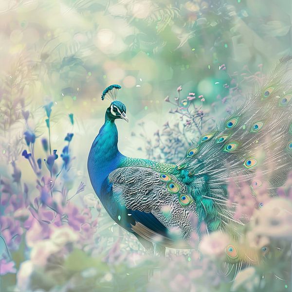 Blauer Pfau