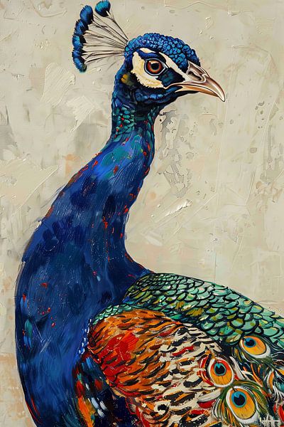 Blauer Pfau