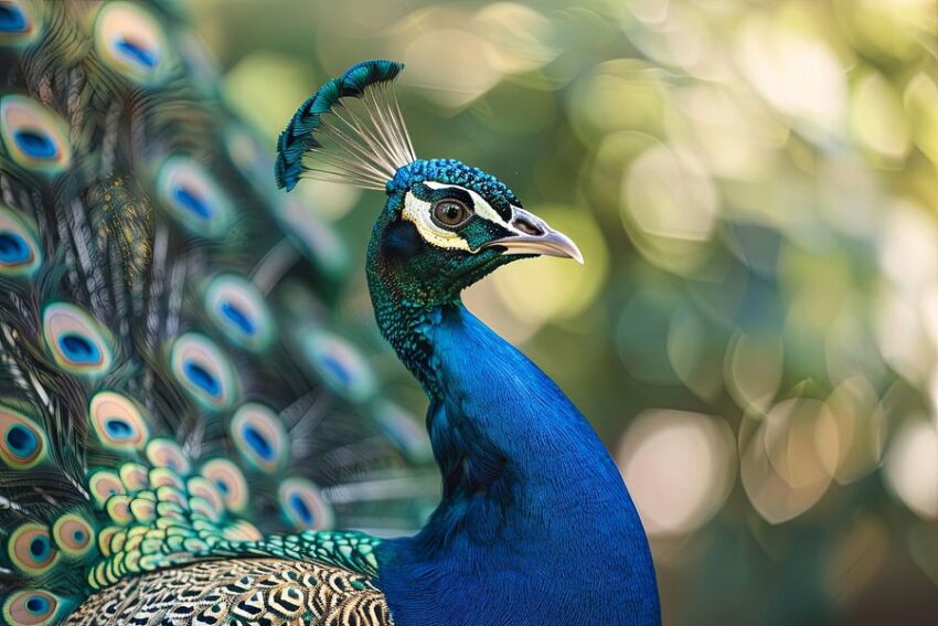 Blauer Pfau