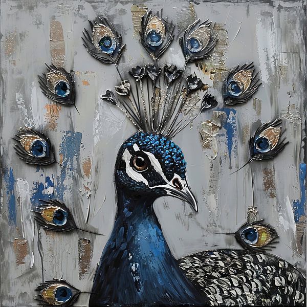 Blauer Pfau