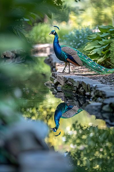 Blauer Pfau