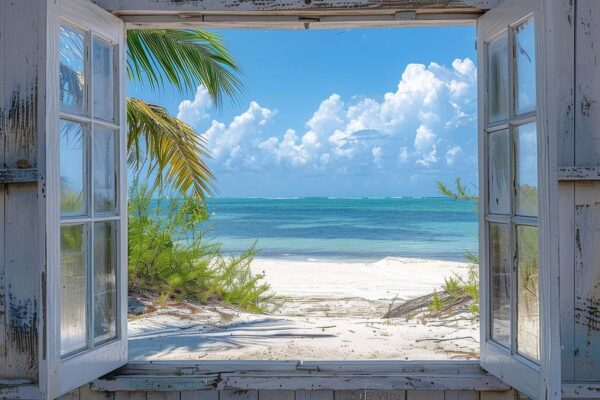 Fensterblick auf das Paradies