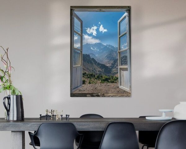 Fensterblick auf den Jbel Toubkal