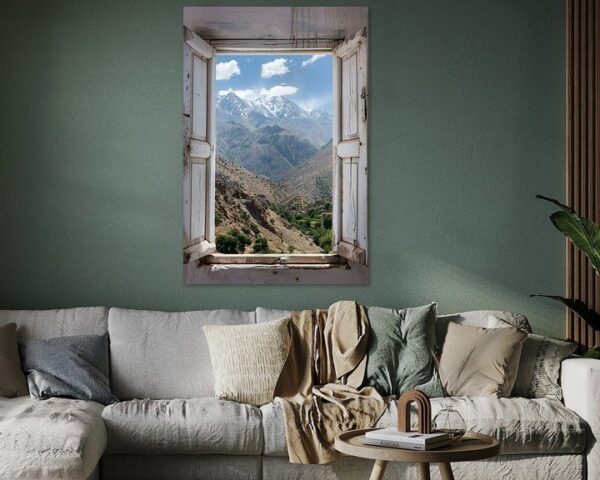 Fensterblick auf den Jbel Toubkal