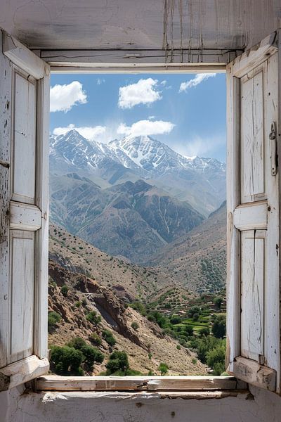 Fensterblick auf den Jbel Toubkal