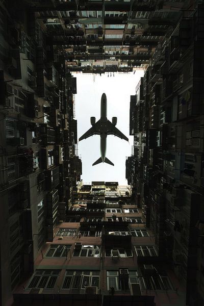 Flugzeug - Stadtfotografie