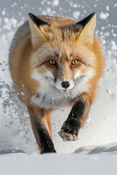 Fuchs im Schnee