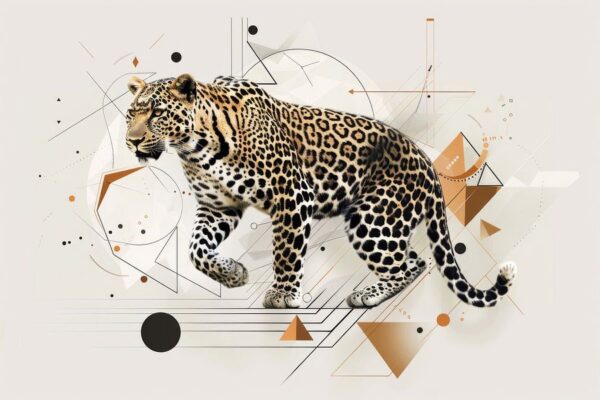 Geometrischer Leopard