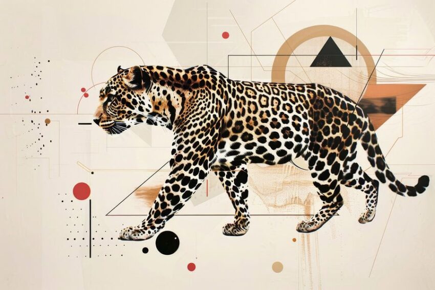 Geometrischer Leopard