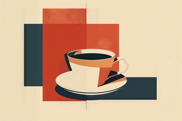 Kaffeetasse – Geometrische Abstraktion