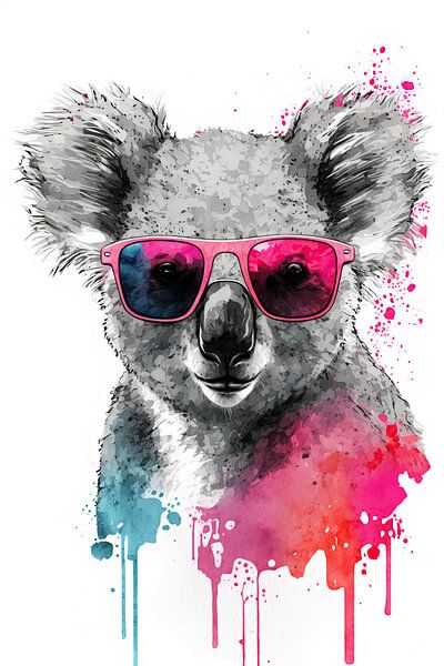 Koala in Pink