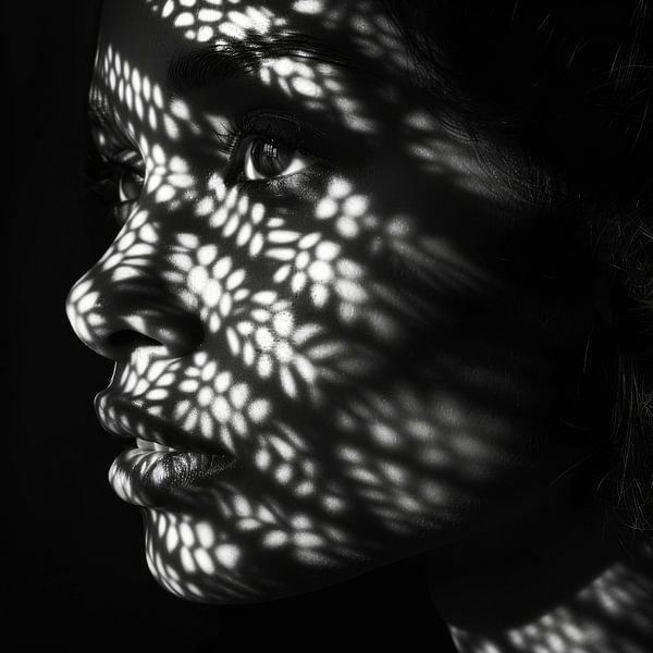 Licht-Portrait einer Frau