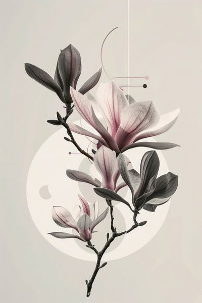 Magnolie geometrisch