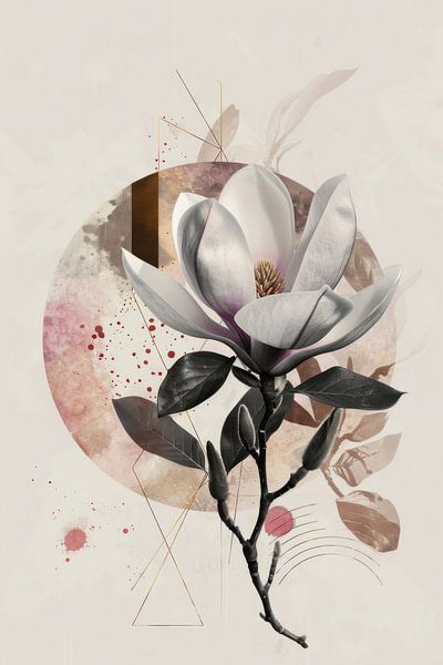 Magnolie geometrisch