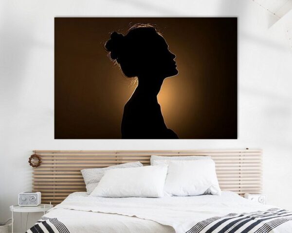 Silhouette einer Frau