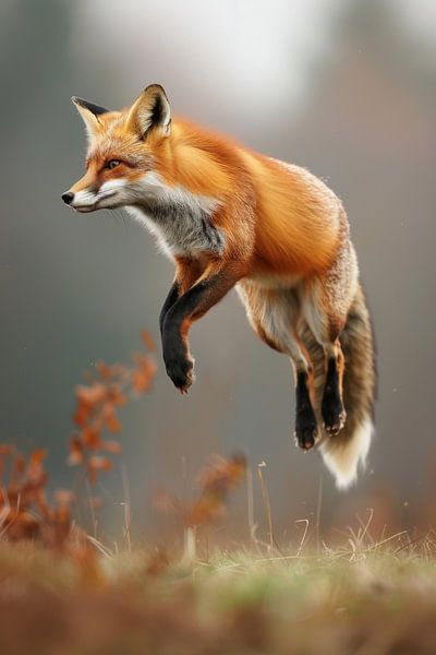 Springender Fuchs