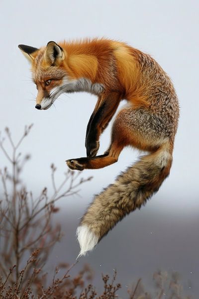 Springender Fuchs