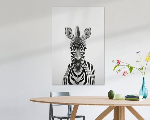 Zebra in Schwarz-Weiß