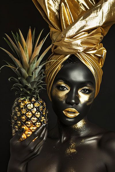 Ananas und afrikanische Eleganz