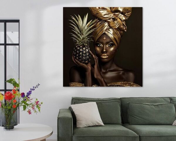 Ananas und afrikanische Eleganz