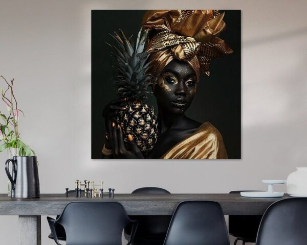 Ananas und afrikanische Eleganz