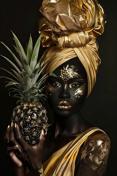 Ananas und afrikanische Eleganz