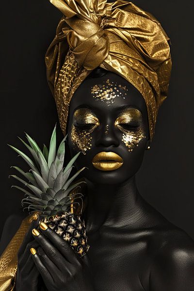 Ananas und afrikanische Eleganz