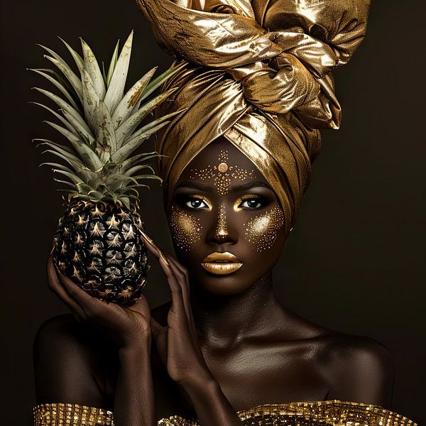 Ananas und afrikanische Eleganz