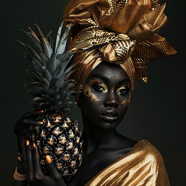 Ananas und afrikanische Eleganz