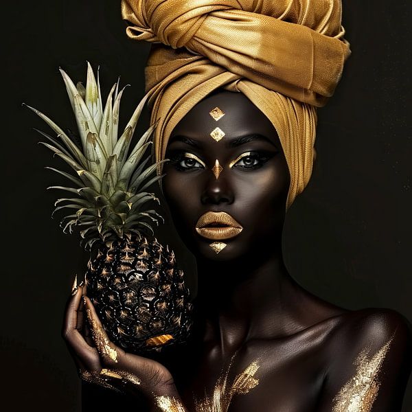 Ananas und afrikanische Eleganz