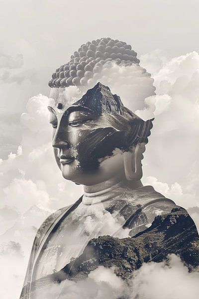 Buddha in den Wolken