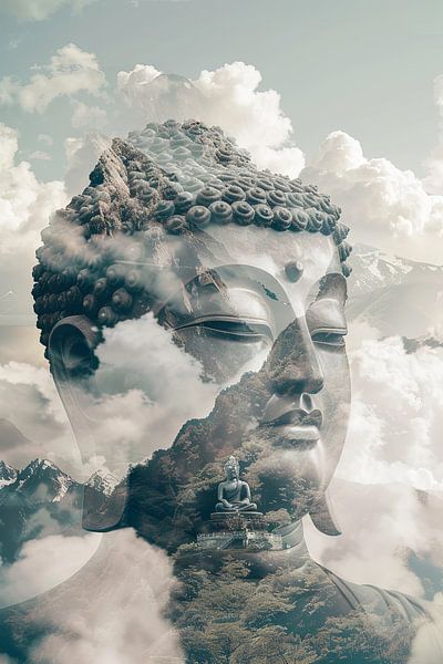 Buddha in den Wolken