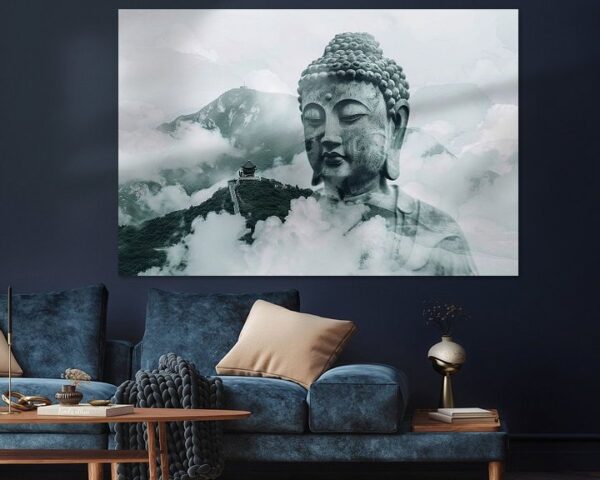 Buddha in den Wolken