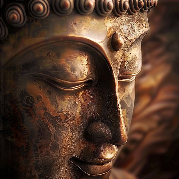 Buddha - Zeitlose Weisheit in Bronzegold