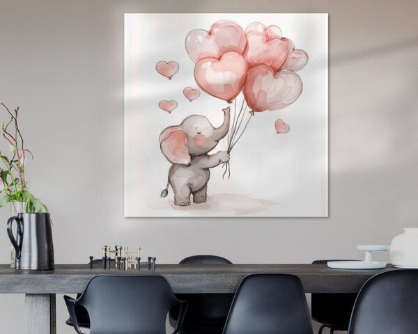 Elefant - Tierkunst für das Kinderzimmer