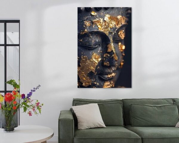 Erleuchtung in Gold – Zen-Buddha