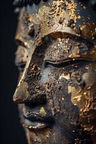 Erleuchtung in Gold – Zen-Buddha