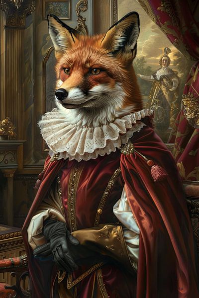 Fuchs im Barockstil