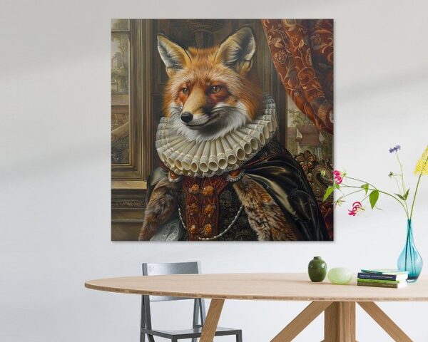 Fuchs im Barockstil